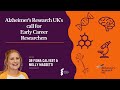 Dr Fiona Calvert and Molly Massetti - Alzheimer’s Research UK’s call for Early Career Researchers