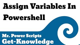 Assign Variables In Powershell