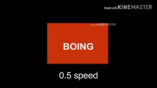 boing sound effect variation