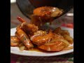 sweet sour shrimp & kailan ikan masin