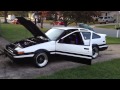 20v AE86 startup and walk-around