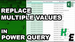 Replace Multiple Values in Power Query