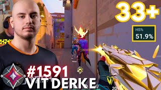 VIT Derke is The BEST JETT in Valorant! 51.9 HS! [EU]