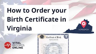 How to Order Your Virginia Birth Certificate | Vital Records Online