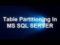 Table Partitioning In MS SQL SERVER Part 2 #sql #sqlserver #sqlserverdba