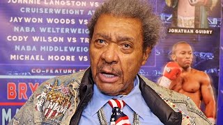 DON KING FEELS 5TH TITLE MAKES CANELO IMMORTAL- TELLS CANELO KEEP YOUR WORD ON MAKABU FIGHT