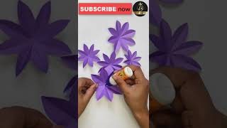 Flower Making With Paper | Paper Flowers | Flowers With Paper | Small Paper Flowers  #Shorts #Craft