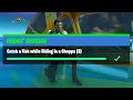 Catch a Fish while Riding in a Choppa (3) - Fortnite Midas' Mission Challenges