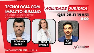 #UAHTalks #AgilidadeJuridica EP69 Tecnologia com Impacto Humano