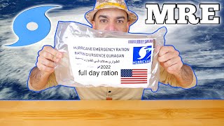 تجربة وجبة الإعصار الأمريكية لمدة ۲٤س | موكبانغ 🌀 US Hurricane 24h Emergency Ration Review & Mukbang