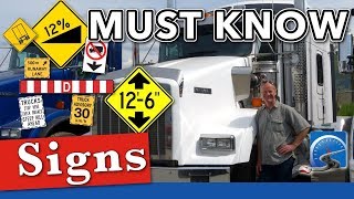 11 Critical Road Signs for CDL Bus & Truck Drivers