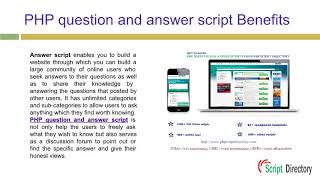 Get top rated Answer clone | PHP question and answer scripts from PHP Script Directory