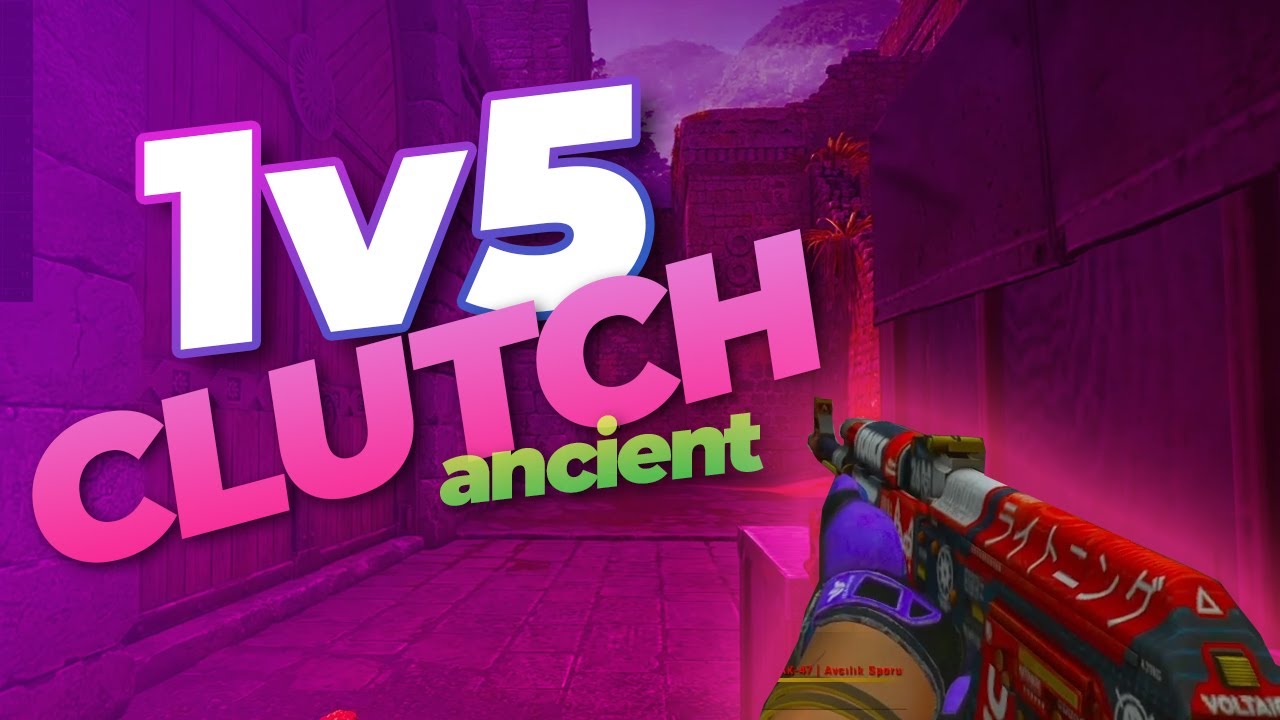 Amazing 1v5 Ace Clutch - Ancient CSGO - YouTube