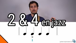 Playing on 2 & 4 in jazz