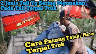 Tutorial Cara Pasang Tajuk Terpal Truk || Planco