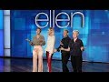 Scarlett Johansson Brie Larson Amp Hannah Hart Walk Onto A Stage