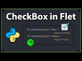 How To Create A Checkbox? - Python Flet Tutorial 3