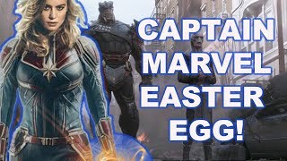 HUGE Captain Marvel Easter Egg In Avengers Infinity War