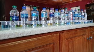 Trini Alkaline Water Test | PH Water Test - 14 Brands of water