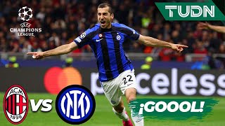 ¡JOYA DE GOL! ¡Henrij no perdona! | Milán 0-2 Inter | UEFA Champions Leahue 2022/23 Semis | TUDN