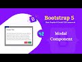 Bootstrap 5 modal component.