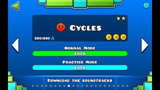 Geometry Dash - Cycles 100% (All Coins)