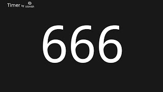 666 Second Countdown Timer