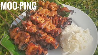 Thai Street Food Style Grilled Pork Skewers -Moo Ping Recipe | Thai Girl in the Kitchen