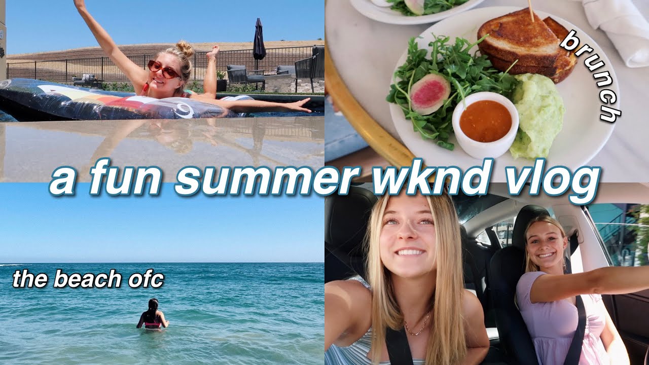 WEEKEND VLOG! Beach Days & More :) - YouTube