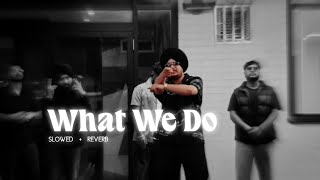 What We Do ( Slowed + Reverb ) Jxggi