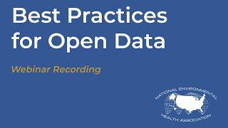Best Practices for Open Data