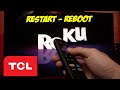 How to Restart - Reboot your TCL Roku TV