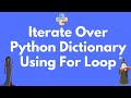 Iterate over Python 🐍 dictionaries using 'for' loop 🔁 #shorts