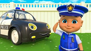 Canción de la Policía +Más Canciones Infantiles | Dibujos Animados - RaydenCoco En Español