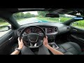 DODGE Charger HELLCAT 717HP REVIEW on AUTOBAHN [NO SPEED LIMIT] by AutoTopNL
