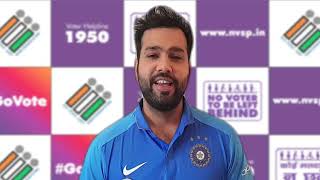 Our cricketers have a message for you all !! | Election Commission Of India