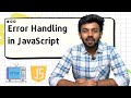 Error Handling in Java Script | JS for Beginners - 32 | code io - Tamil