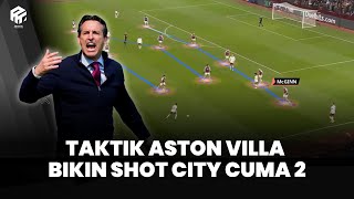 Aston Villa 1-0 Man City | Compact Defend, Deep & Direct Build Up
