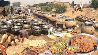 Village Beautiful Cultural Marriage Ceremony | Mega Cooking Food For 20000 Peopl