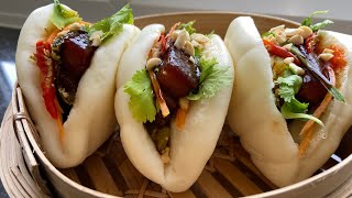 台灣刈包/掛包 Taiwanese Gua Bao (台式肉夹馍）