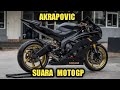 KNALPOT MOTOGP DI MOTOR YAMAHA R6 [] AKRAPOVIC MEGAPHONE [] SYAHDU SUARA NYA