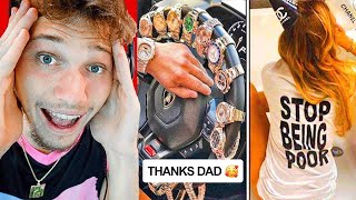 The MOST Spoiled Rich Kids on Tik Tok **CRINGE**