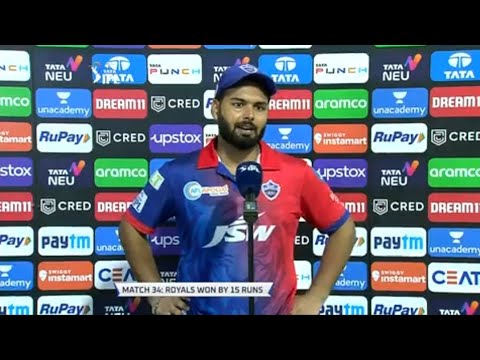 Rishabh Pant On His Aggression In DC Vs RR IPL Match Last Over 2022 On ...