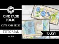 Make a One Page Folio - Easy Junk Journal Tutorial