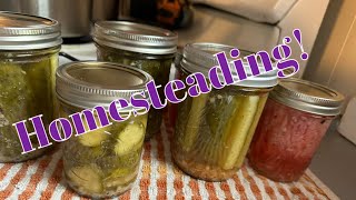 Canning all the things! Baking bread! Mom life!