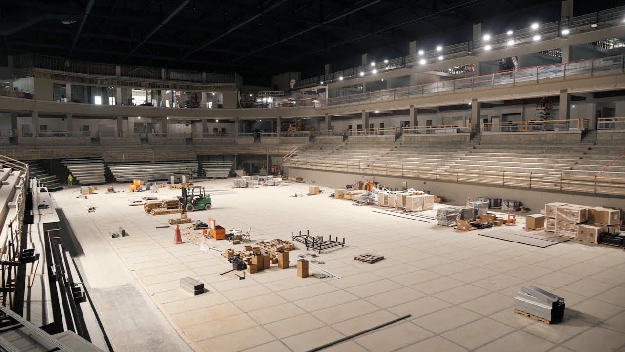 F&M Bank Arena Progress Update - YouTube