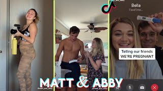 MATT AND ABBY Tiktok Couple Funny Videos - Best Matt & Abby is Pregnant Tiktoks 2022