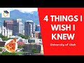 Four Things I Wish I Knew | Staff Edition | The University of Utah Global Managing Director Wishes..