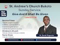 #Sunday_27th_October_2024 || #11:30am_English_Service || St. Andrew's Church Bukoto