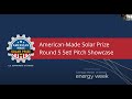 American-Made Solar Prize Round 5 Set! Pitch Showcase: Software Track